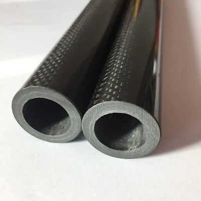 3k Carbon Fiber Tube OD 35mm X ID 25MM 32MM 33MM X 500mm Suit For RC Helicopter • £98.26