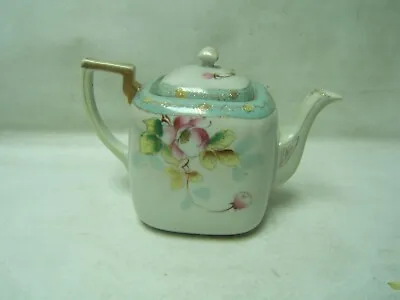 Nippon Hand Painted Teapot Pagoda Mark 4 Cup Excellent Condition Blossoms  • $19.99