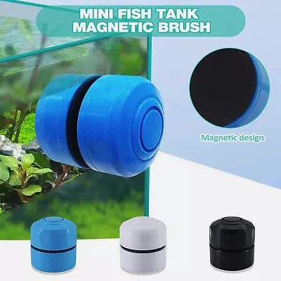 Magnetic Brush Fish Tank Aquarium Cleaning Tool Glass Algae Scraper Cleaner • $8