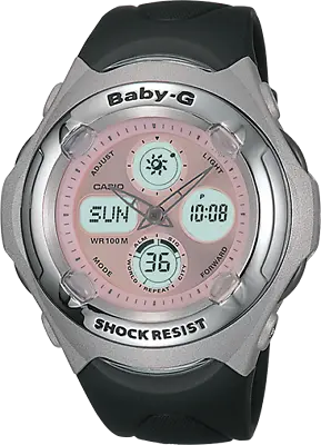 £75 • Buy Casio Baby-G Shock Resistant BG-55 Watch Resin Band Analog & Digital Face.