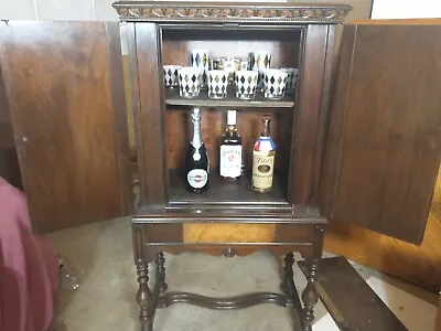 Antique Radio/Media Receiver Liquor Cabinet • $675