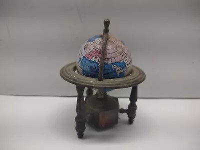 Vintage Miniature Metal World Globe Pencil Sharpener • $5.99