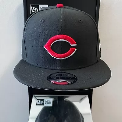 MLB - Cincinnati Reds 9FIFTY Adjustable Snap-Back New Era Cap - Black • $32.40