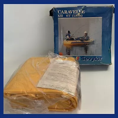 Sevylor Caravelle K55—2 Person Pool/Beach Boat—6’5” W/Grabline/Oarlocks–NIB! 🅱️ • $59.99