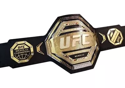 UFC Legacy Championship Title Belt 2mm Brass Gold Adult Size Replica Belt • $139
