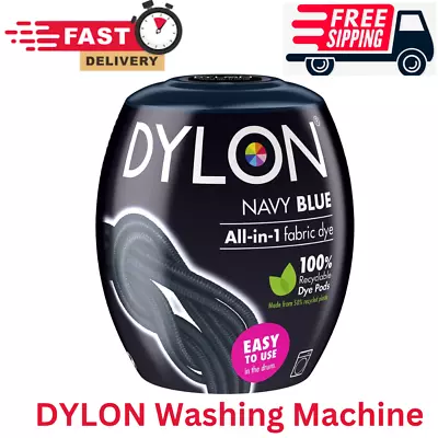 Dylon Machine Dye Pod Powder Fabric Wash For Color Clothes 350G Navy Blue • £7.29