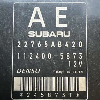 2009-2013 Subaru Forester Engine Control Computer Module ECU ECM 22765AB420 OEM • $50