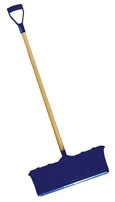Westward 21Ac98 Snow Shovel 42 In Wood D-Grip Handle Poly Blade Material 22 • $20.45