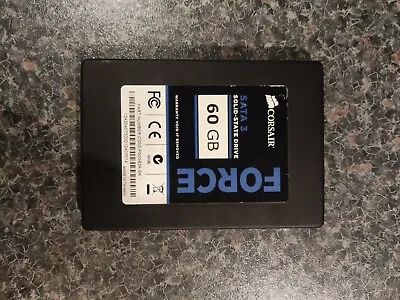 Corsair Laptop 60gb Solid State Drive Ssd 2.5 Force Cssd-f60gb3a-bk #2 • £20