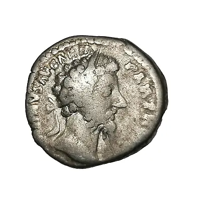 Roman Silver Denarius Coin Of Marcus Aurelius ( 161-180 AD )  Aequitas Seated  • £75