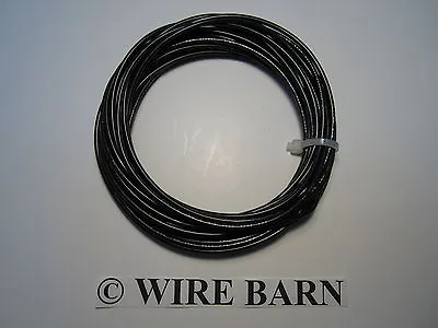 Mtw 18 Awg Gauge Black Stranded Copper Wire 25 Feet Machine Tool Wire- Usa Made • $6.44