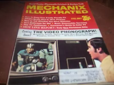 Mechanix Illustrated Dec 1970 The Video Phonograph • $7.79