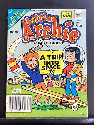 Little Archie Comics Digest Magazine #20 128 Pages! 1986 • $2.99