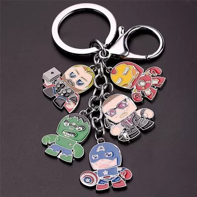 Marvel Avengers Thor Hulk Captain America Keychain Keyring + Free Gift Bag • £5.99