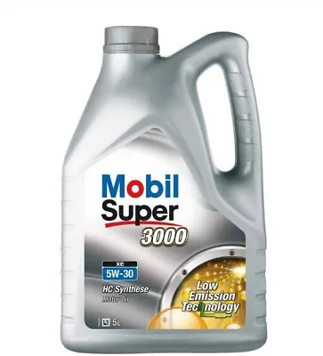 5L Mobil Super 3000 XE 5W30 Engine Oil For Ford 917-A ACEA C3 API SM VW Full Synth. • $60.75