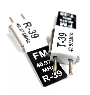 RC 40 MHZ 40.975 FM Crystal TX & RX Receiver 40MHZ Black Channel 39 • £6.16