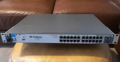 HP ProCurve 2910al-24G 24 Port Network Switch J9145A With Rack Mount Ears. • £30