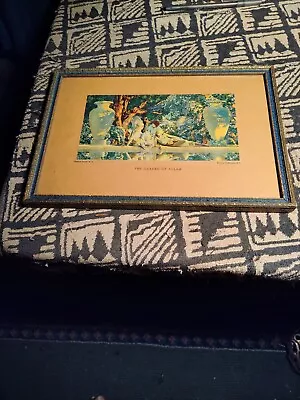 Vintage Maxfield Parrish Print Garden Of Allah NR • $75