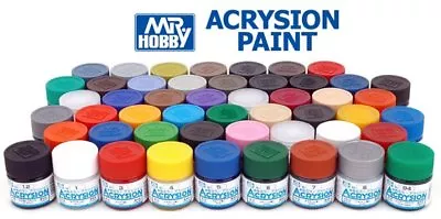 GSI Creos Mr. Hobby Mr. Color Acrysion WaterBased Paint Model Paint N1-N127 10mL • $3.25