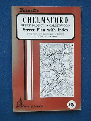 Barnett's Official Street Map - Chelmsford  C1983 • £5.95