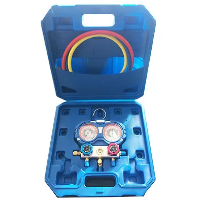 Air Conditioning AC Diagnostic A/C Manifold Gauge Tool Set Refrigeration R-134A • £219.45