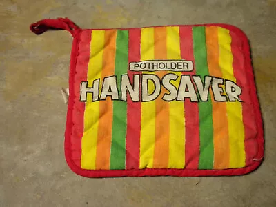 Vintage Very Colorful  Looks Like That Candy  Handsaver - Pot Holder Potholder • $29.99