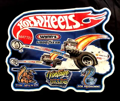 NEW! Hot Wheels SNAKE And MONGOOSE WILD WHEELIE DRAGSTERS 2XL Drag Race TShirt • $59.95