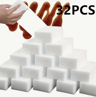 32pc Sponge Cleaner Eco-friendly Anti-scratch Scrubbing Melamine Sponge • $9.75