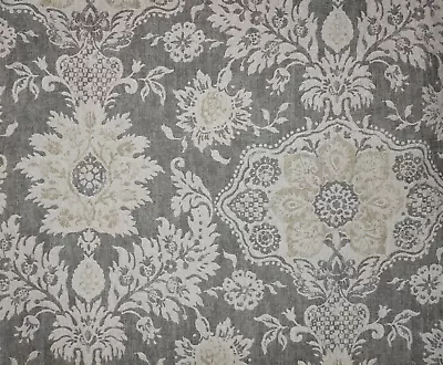 Belmont In Mist BTY 54  Wide Magnolia Fabrics 100% Cotton Floral Damask Print • $21.99