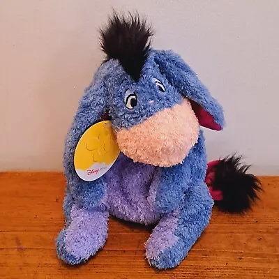 Disney Store Winnie The Pooh Eeyore Soft Toy 11 Inches With Paper Label • £8.99