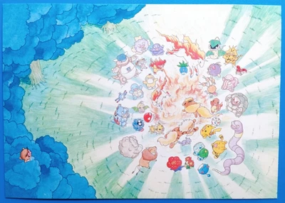 $0.99 • Buy 90s Keiko Fukuyama Japanese Pokemon Post Card / Pikachu Flareon Blastoise 0321