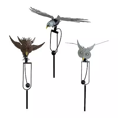 Garden Stake Sculpture Lawn Ornaments For Outdoor Backyard Outside Holiday • £10.39