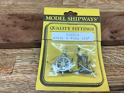 MODEL SHIPWAYS MS0132  Wheel & Pedestal  5/8”  NOS • $8