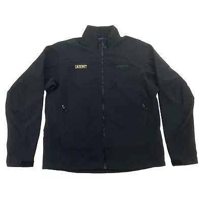 Patagonia Jacket Men's L Large Black Soft Shell Stretch Polartec Windbloc Work • $42.95