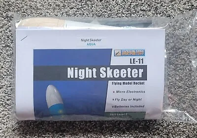 Leading Edge Rocketry Night Skeeter (white) LED Night Flight Rocket Kit *NEW* • $44.95