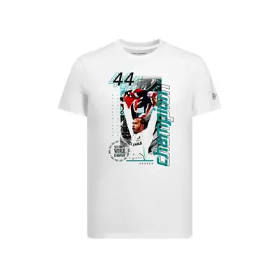 Mercedes AMG Petronas Lewis Hamilton Championship T-Shirt - 2019 - Size XXL • £9