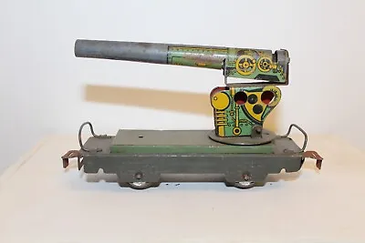 Marx Army Supply Train Anti-aircraft Gun Car - Prewar O Gauge • $75