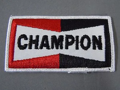 Vintage CHAMPION SPARK PLUGS Embroidered IronOn Uniform-Jacket Patch 3 1/2  X 2  • $6.49