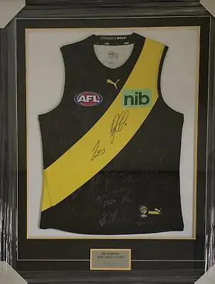 $795 • Buy Richmond Tigers 2022 Squad Signed Guernsey Framed