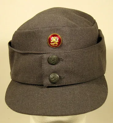 £44.20 • Buy Finnish Finland Army M/65 Field Utility Dress Hat Cap W/ Officer Cockade Pip