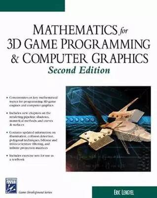 Math For 3D Game Programming & Computer Graphics By Lengyel Eric; Lengyel • $12.55