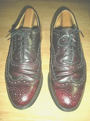 Vintage Johnston&murphy  Executive Collection  Classic Mens Shoes 10d   • $99.95