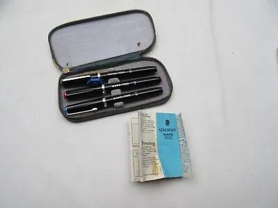£37.50 • Buy 3 Vintage Staedtler Mars 700 Technical Drawing Rapidograph Type Pens In Case