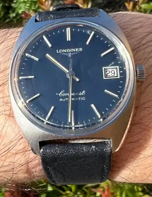 Longines Conquest Vintage Mens Automatic Swiss Watch 1578-1-633 Serviced 2023 • £685
