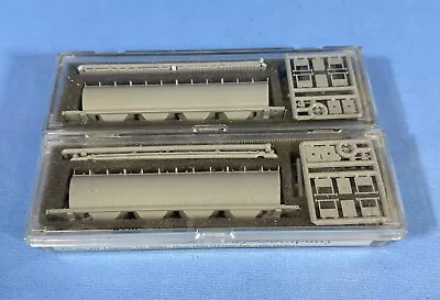 N Scale InterMountain Cylindrical 4-Bay Covered Hoppers Undecorated (2) • $22.50