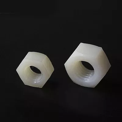 US Stock 100pcs M3 White Nylon Screw Nut Hexagon Hexagonal Standoff Spacer • $8.49