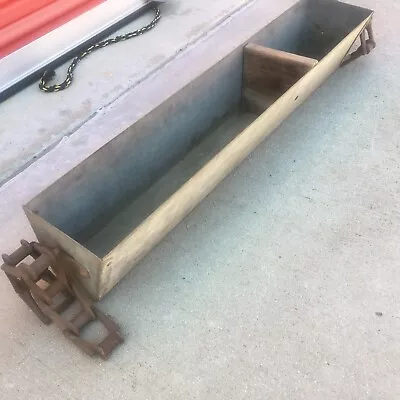 30” Long Vintage Metal Window Box/Indoor/Outdoor Garden Patio/Deck Herb Planter • $39.99