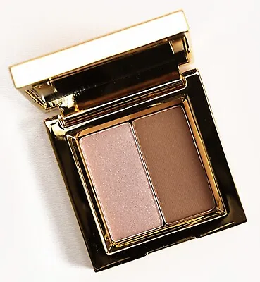 MAC Prabal Gurung Duo Eyeshadow Mirror Compact  Terre. BNIB OFF WHITE/SOFT BROWN • £19.99