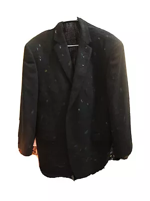 Absodeitly Custom Chest 46S Pierre Laurant Grey Suit Jacket • $0.99