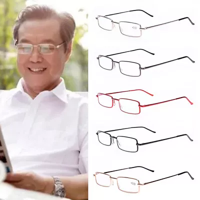 Unisex Presbyopia Eyeglasses Mini Reading Glasses Slim Glasses With Metal Case • $3.96